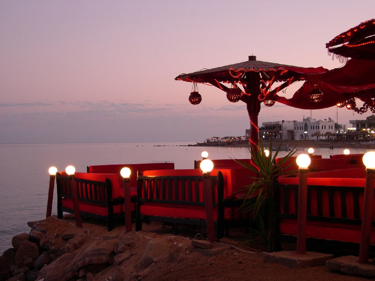 red sea evening