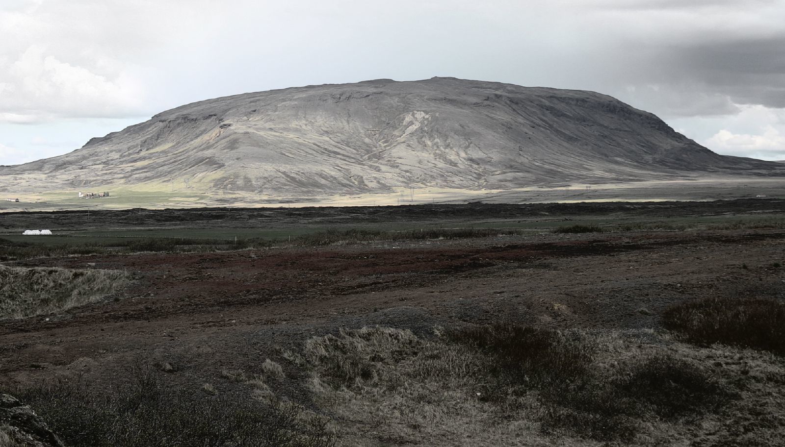 panoramic view landscape of iceland