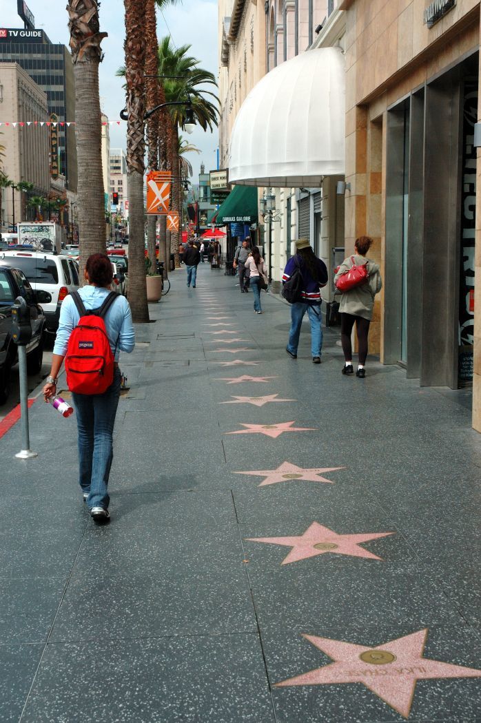 Street of celebrities LA
