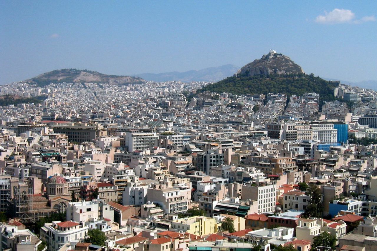 athens is a sunny and hot city