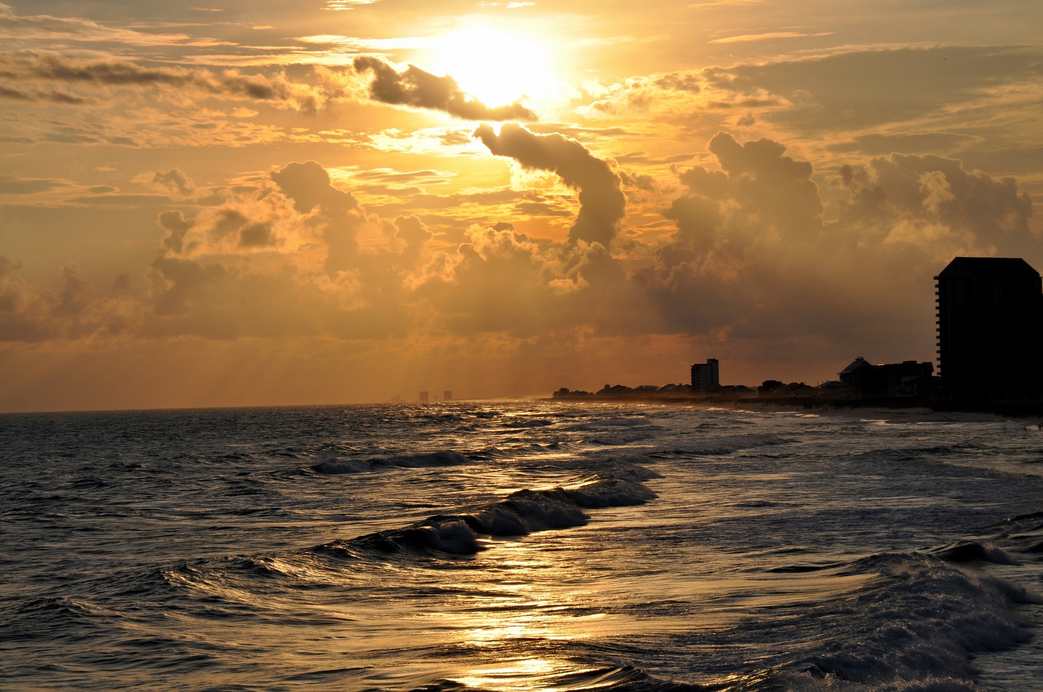 Evening over Navarre beach