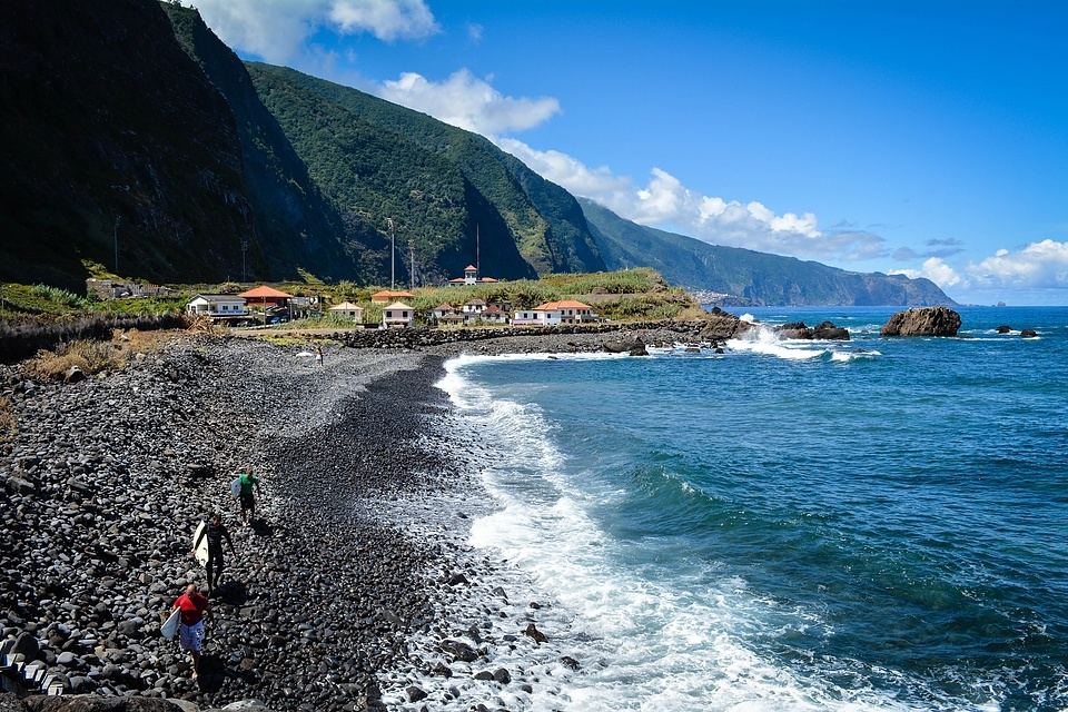 Madeira pebble beach