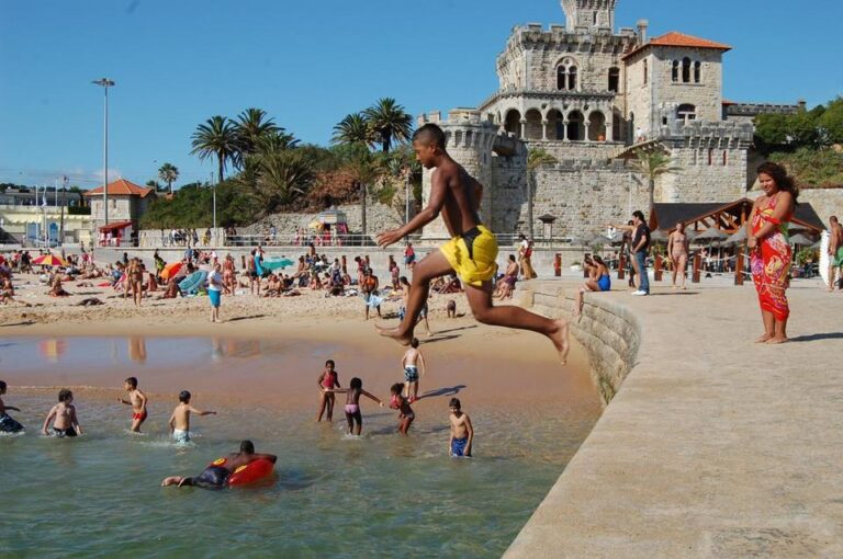 Lisbon beach fun