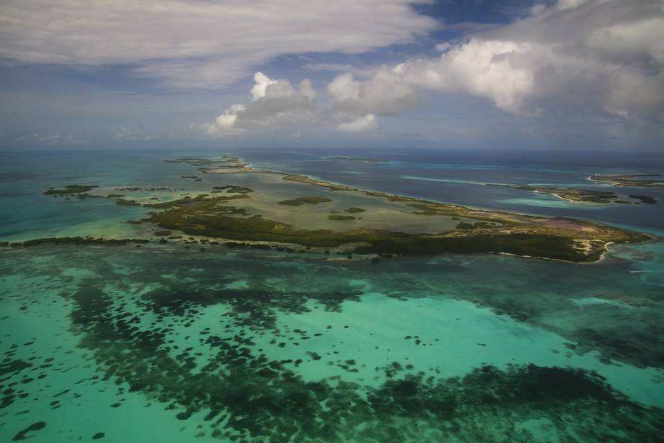 Aerial View of Archipelago Los Roques