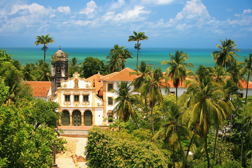 The old town of Olinda, Pernambuco