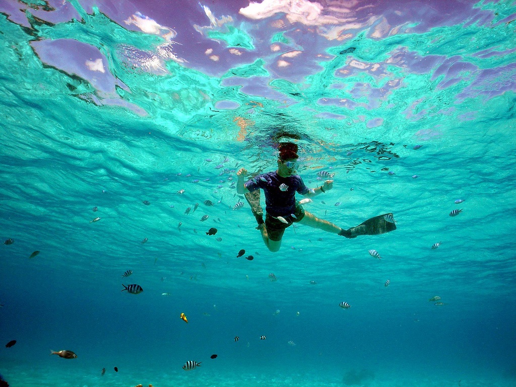 Snorkeling in Saipan