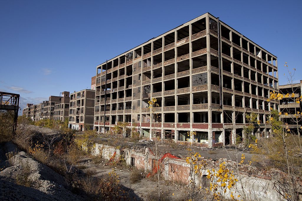 Abandoned Packard Automobile Factory, Detroit
