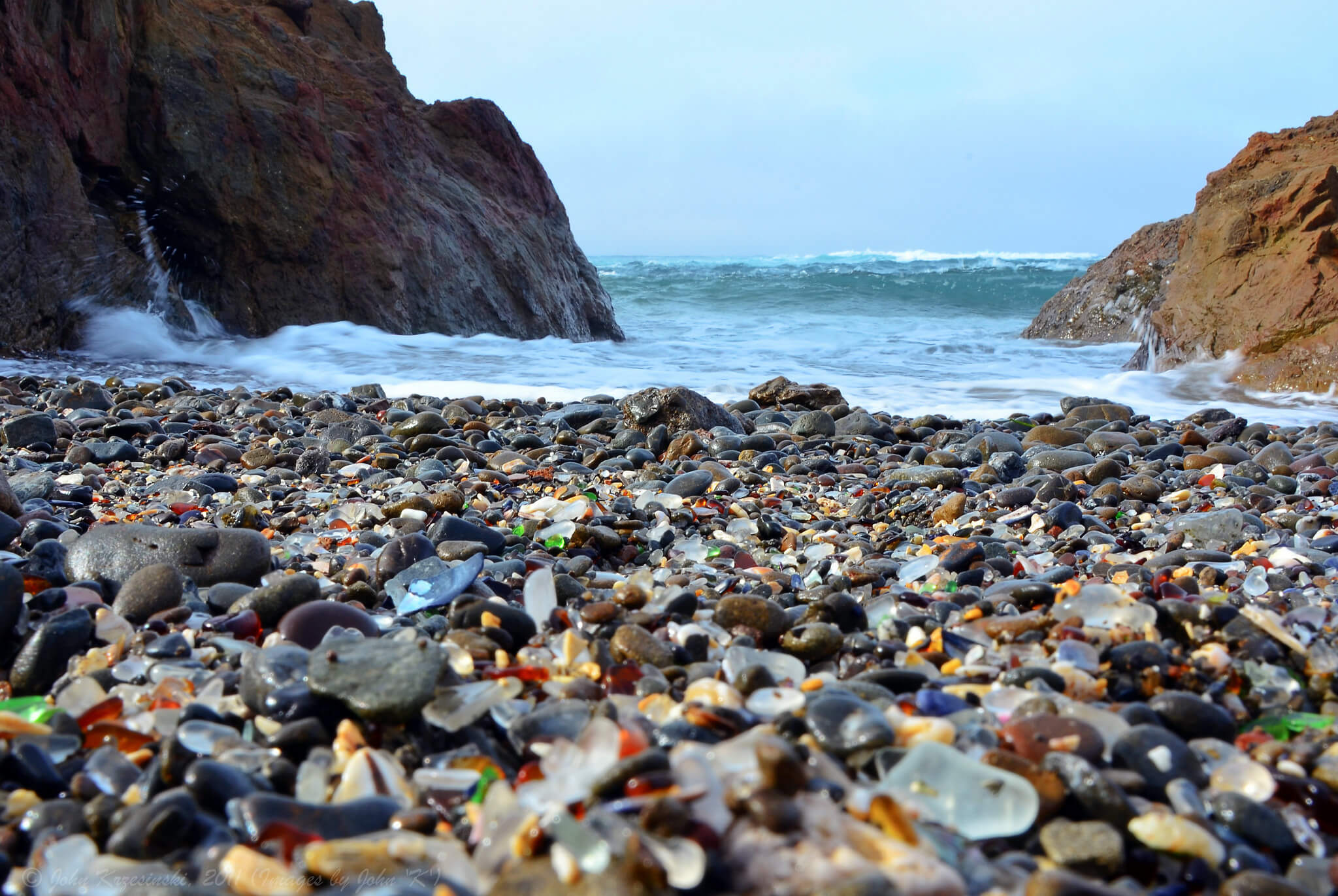 the glass beach