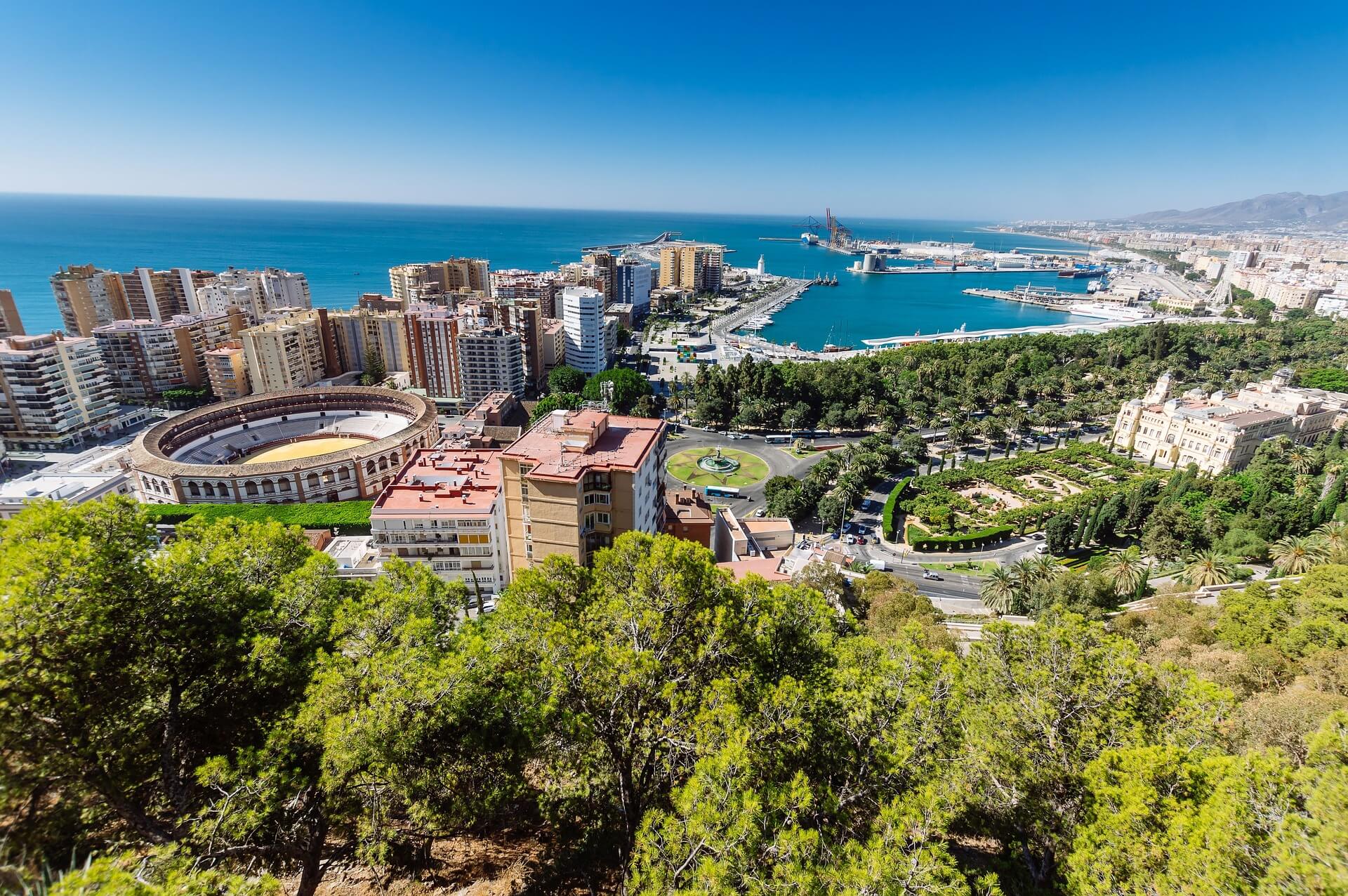 view of malaga