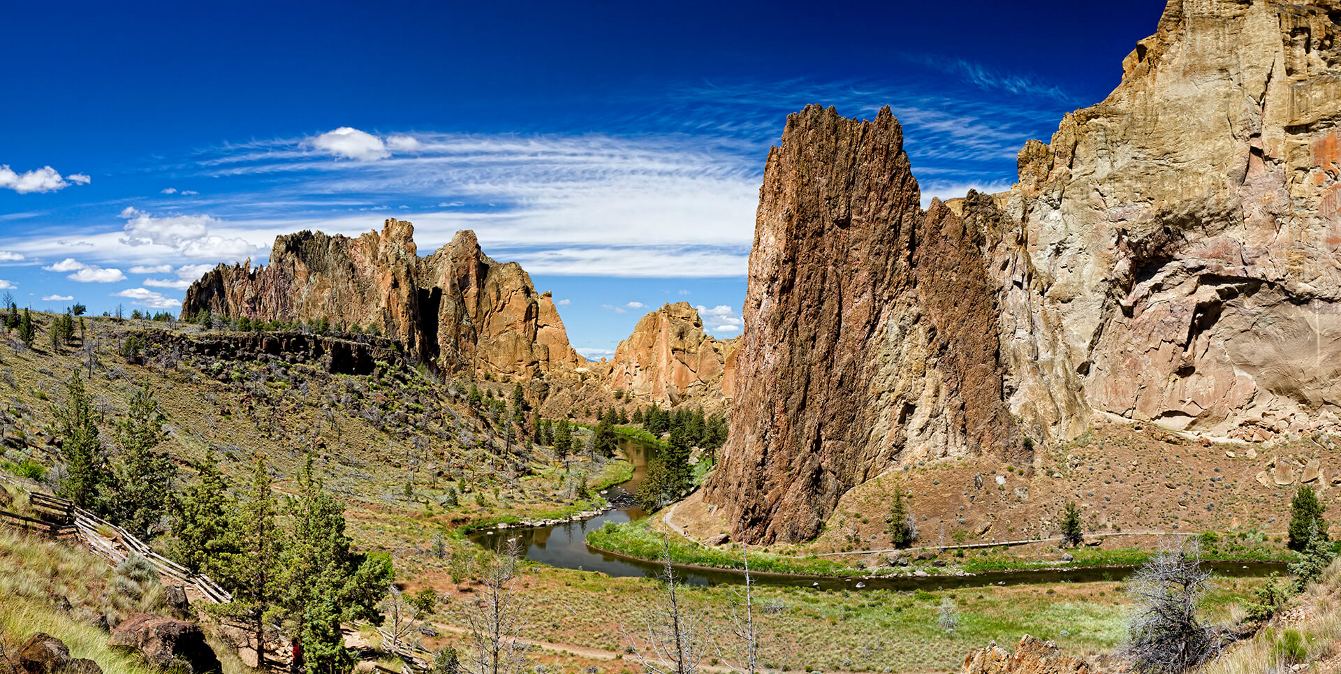 the crooked river and smith rock state park