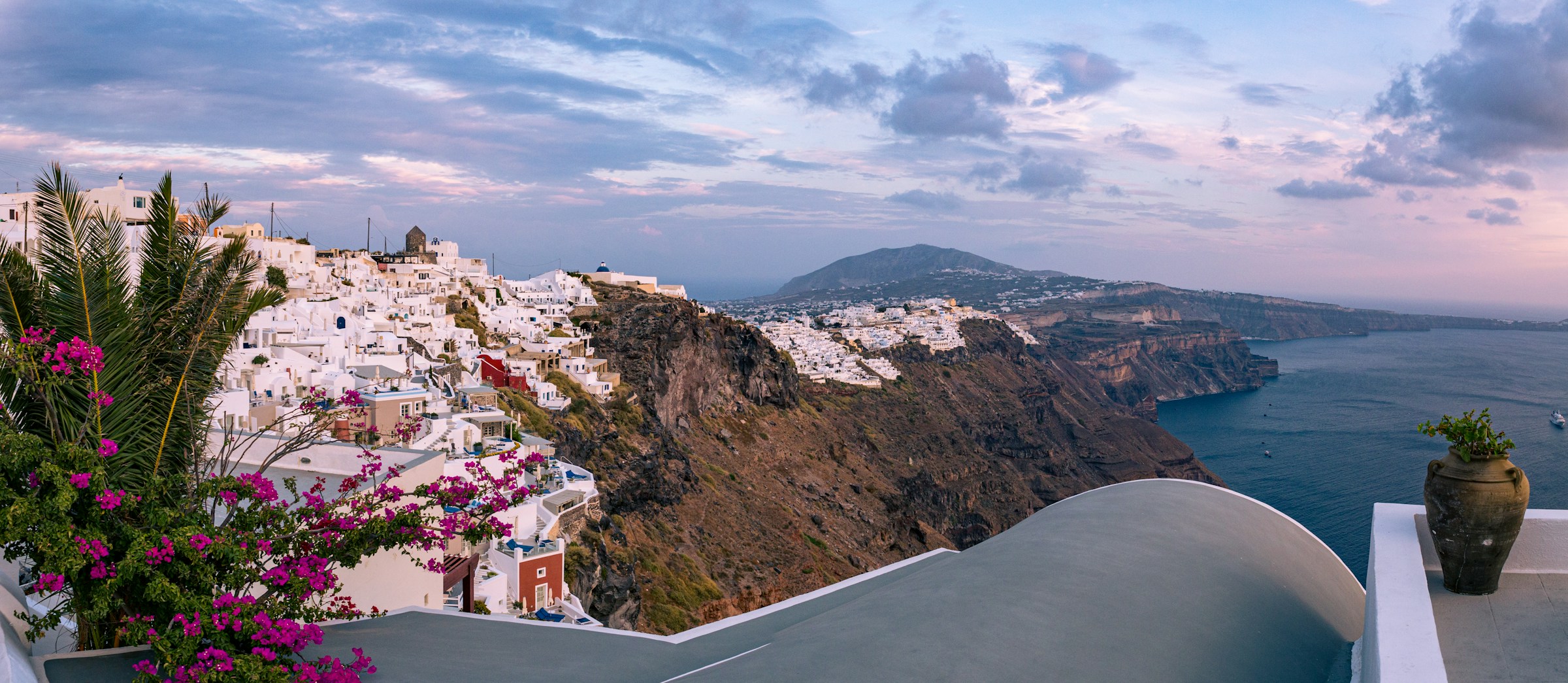 Santorini welcomes about 3.4 million tourists annually, but only 15,500 residents call the island home.