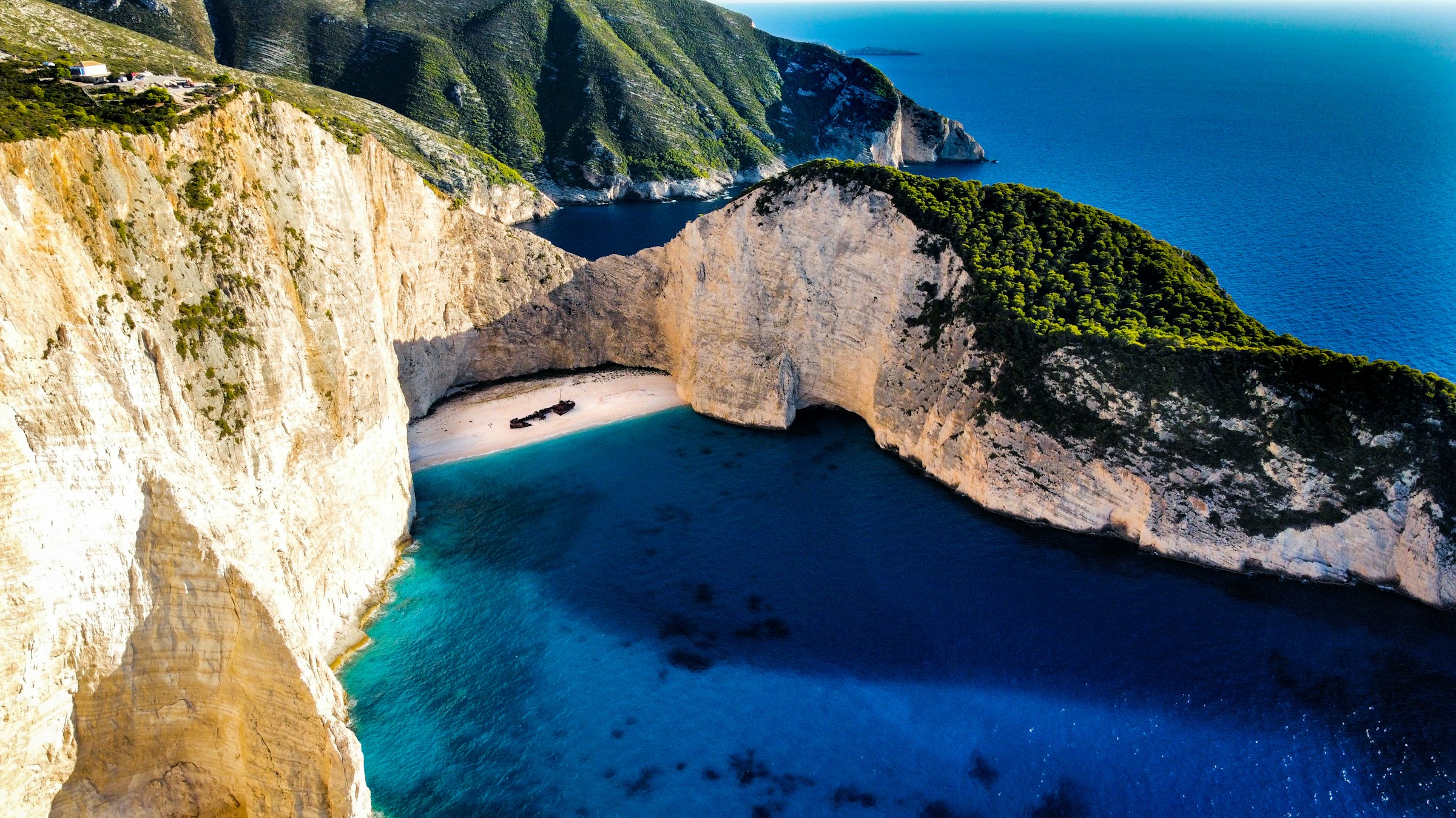 Navagio Beach is considered one of the most beautiful and photographed beaches in Europe, but in recent years it has been closed to visitors due to the extremely high risk of falling rocks.