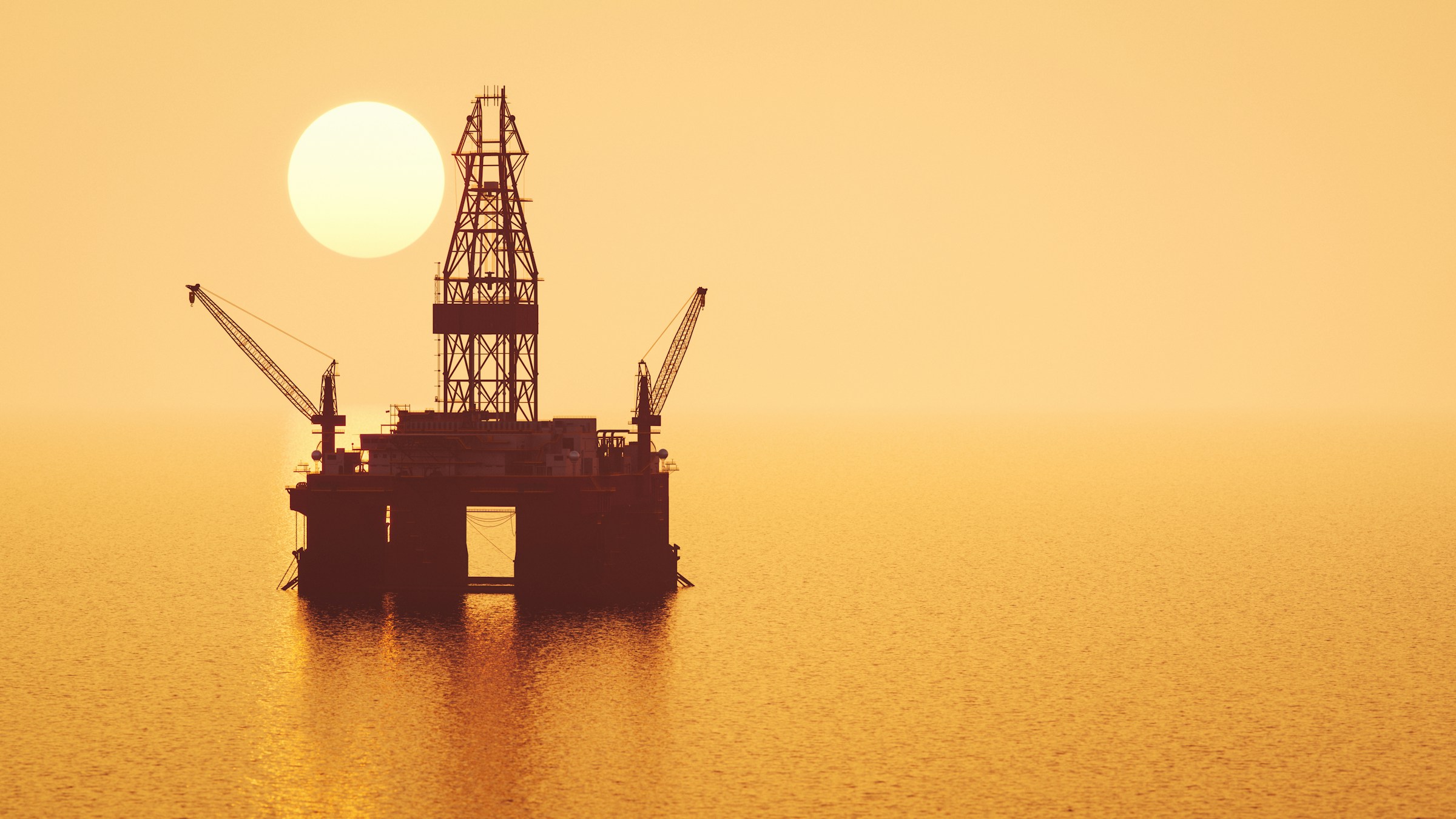 It was after the Second World War that oil rigs truly took off - rising in ever more locations around the world, built with ever more refined engineering.