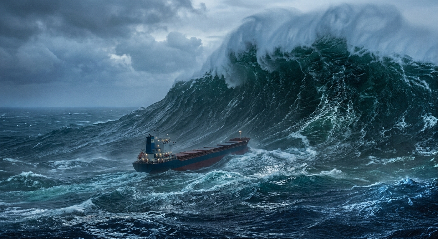 Rogue waves are among the reasons the southwestern Indian Ocean is considered an especially hazardous area for shipping - earning this stretch of water the nickname 'the Bermuda Triangle of the Indian Ocean.'